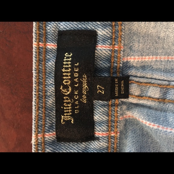 Juicy Couture Black Label Denim Stripe Skirt - Picture 2 of 8